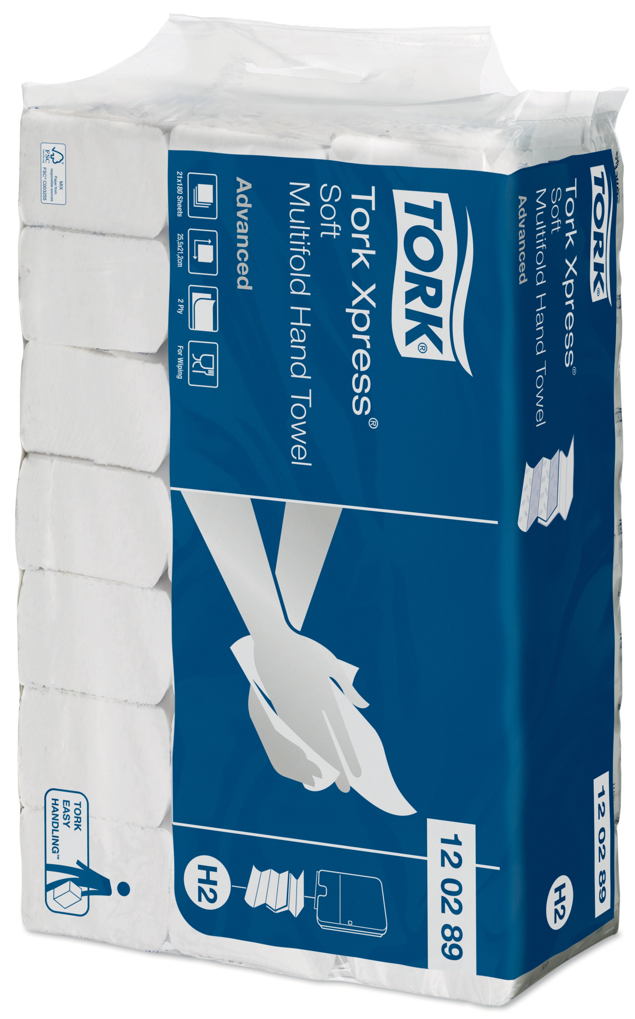12028949 Полотенце Xpress® soft multifold (в несколько сгибов) Tork  - Вид №1