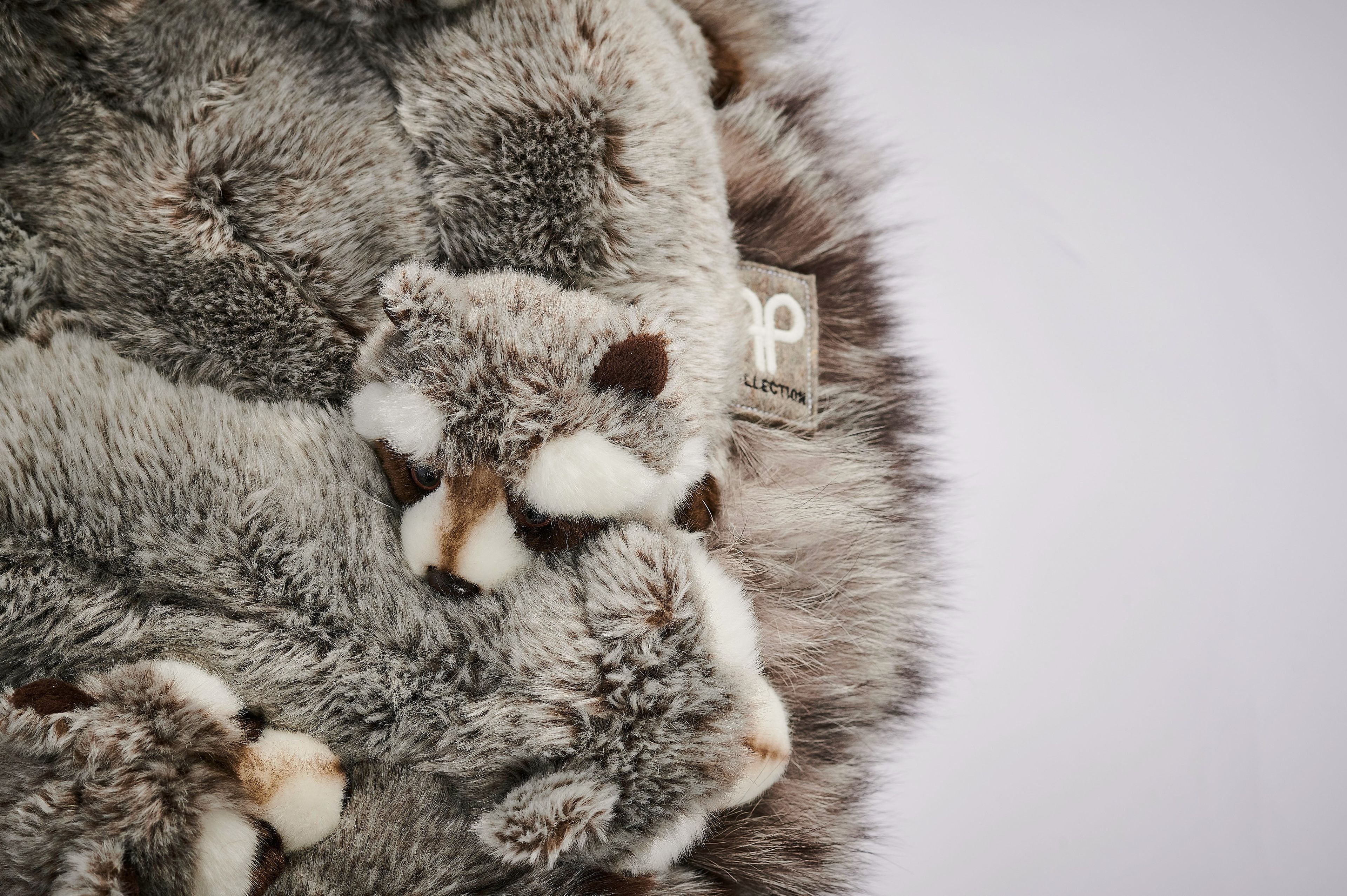 Полиэстер круглый пуф APCOLLECTION Енот ARCH-00071276 - Вид №7