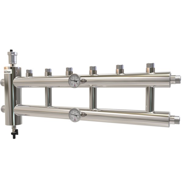 Купить Распределительный коллектор с гидрострелкой 120 кВт, 3+1 контур Прокситерм GSK4031 - Вид №1