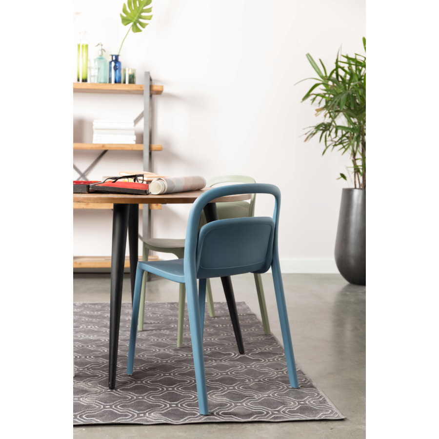 Стул Rex белый White Label Living 1100308 - Вид №1