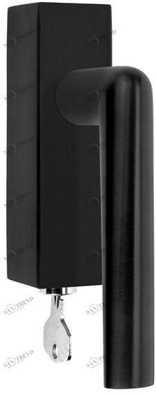 Formani Оконная ручка с ключом пвд черный сатин Inc sun-id-1376857