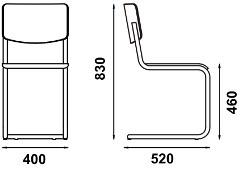 Adico Консольный стул для ресторана из нержавеющей стали и дерева sun-id-1446357 - Вид №5