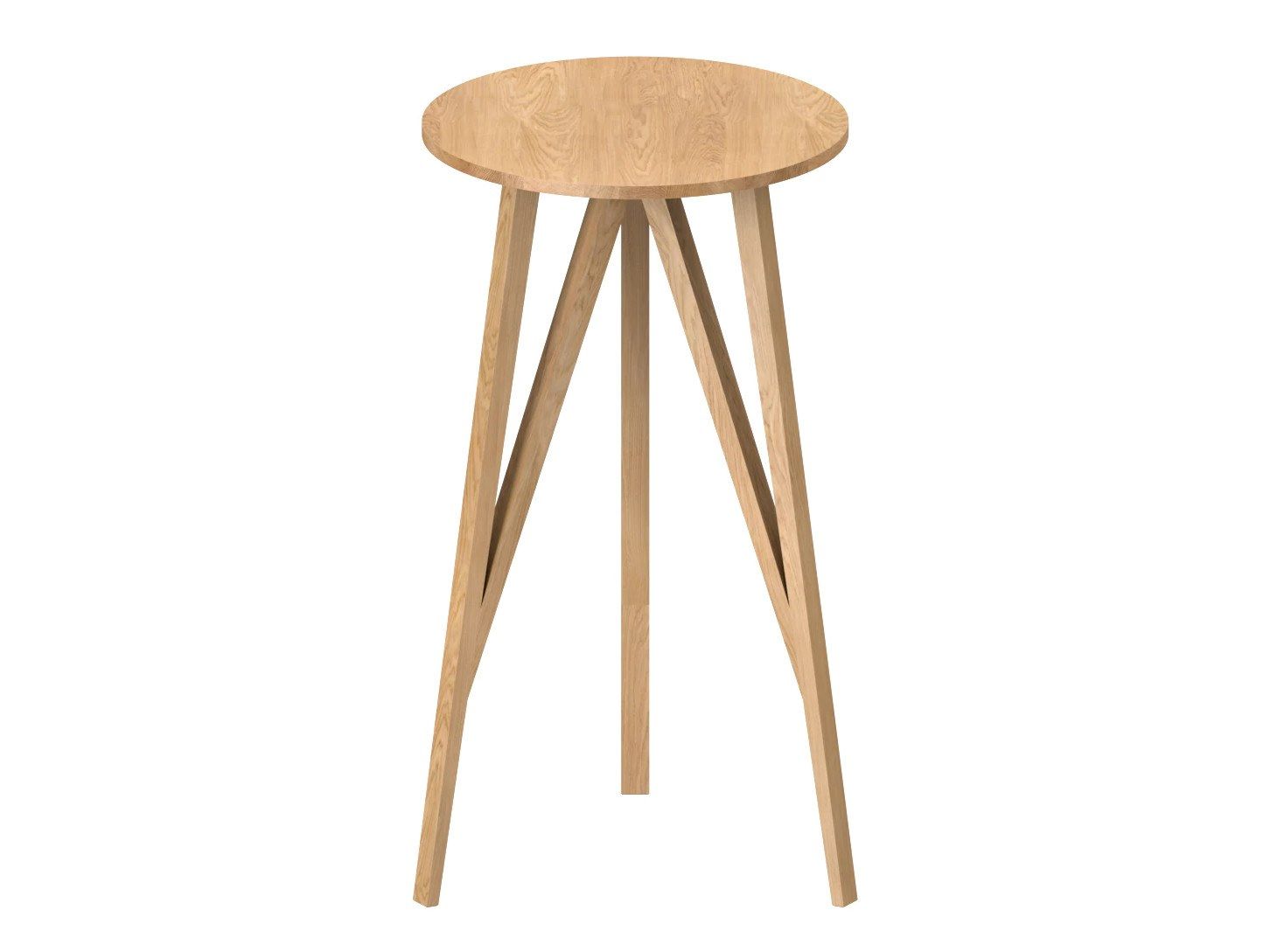 Высокий круглый деревянный стол LOEHR Faber ARCH-00043551 - Вид №6