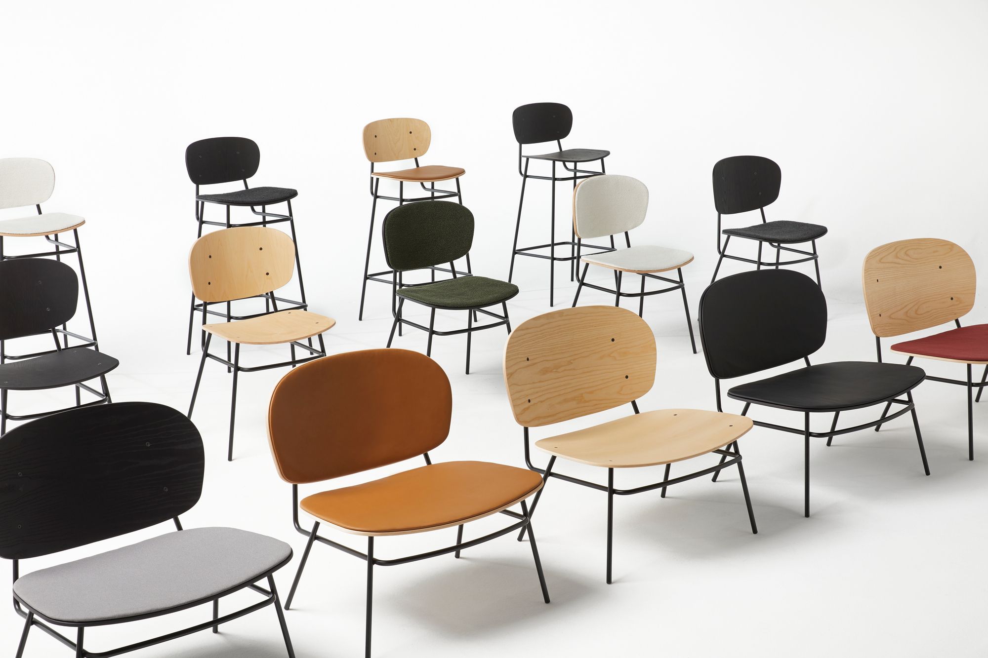 Стул из ясеня с мягким сиденьем Blasco&Vila Fosca ARCH-00003766 - Вид №7