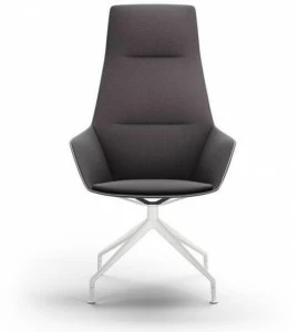 Brunner Кресло для руководителя из ткани с подлокотниками и высокой спинкой Ray