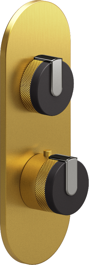 E-8026-R1GME0-L1PC-BAU-T Планка M-Series с 2 ручками - Внешняя часть GRAFF MOD+