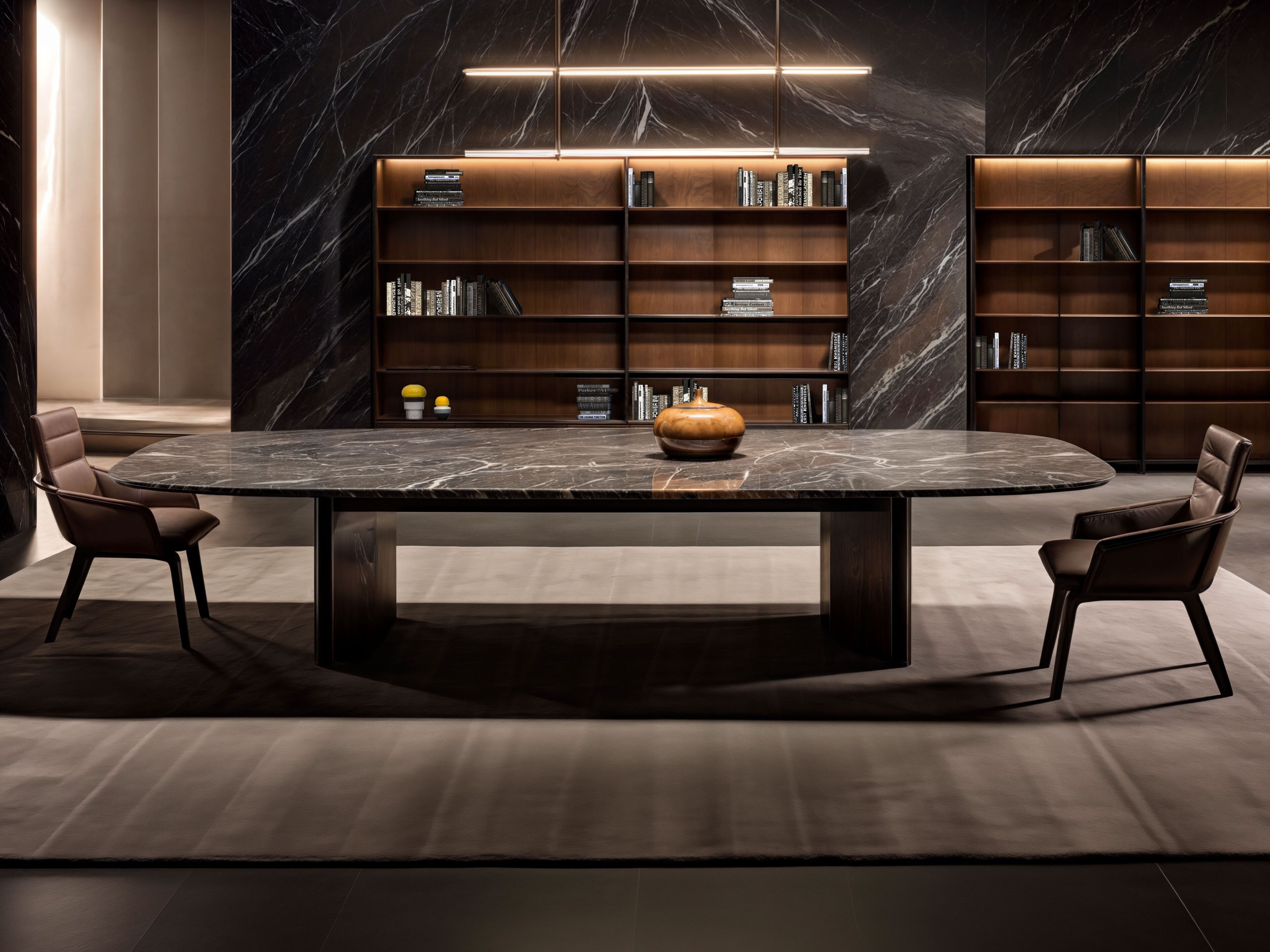 Мраморный бочковый стол Wayne Enterprises Home Collection WE-084 ARCH-00142431 - Вид №1