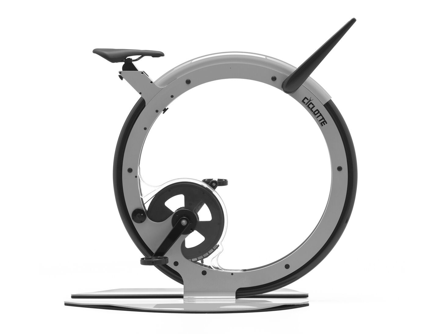 Велотренажер из стали и углеродного волокна Ciclotte CICLOTTE BIKE ARCH-00049636 - Вид №2