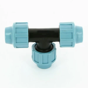 Тройник обжим для труб ПНД UNIDELTA 16