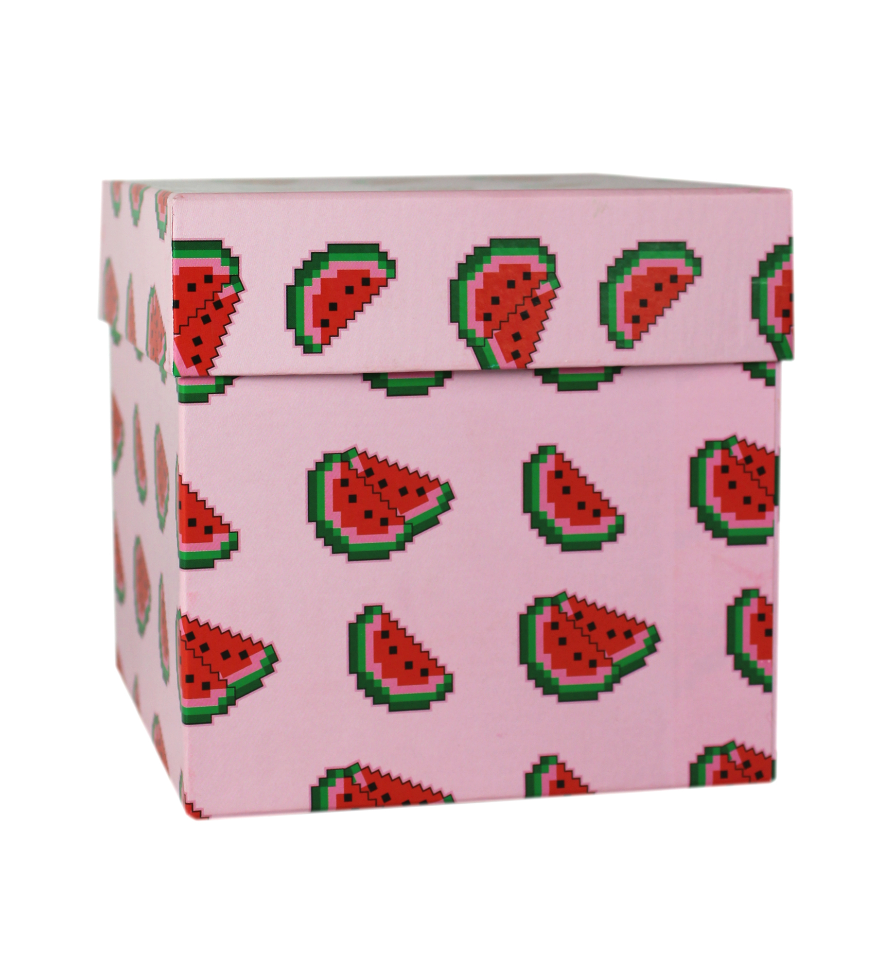 509892 Коробка подарочная "Арбузы", 12,5 х 12,5 х 12,5 см Santreyd 