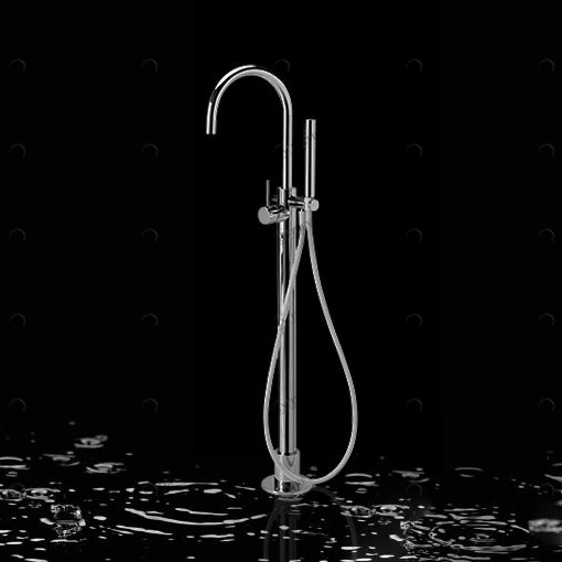 Смеситель напольный для ванны 7PIANVT01 Geda Nextage Xell с душевой лейкой