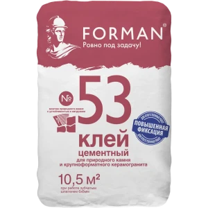 Клей для керамогранита Forman 53 25 кг