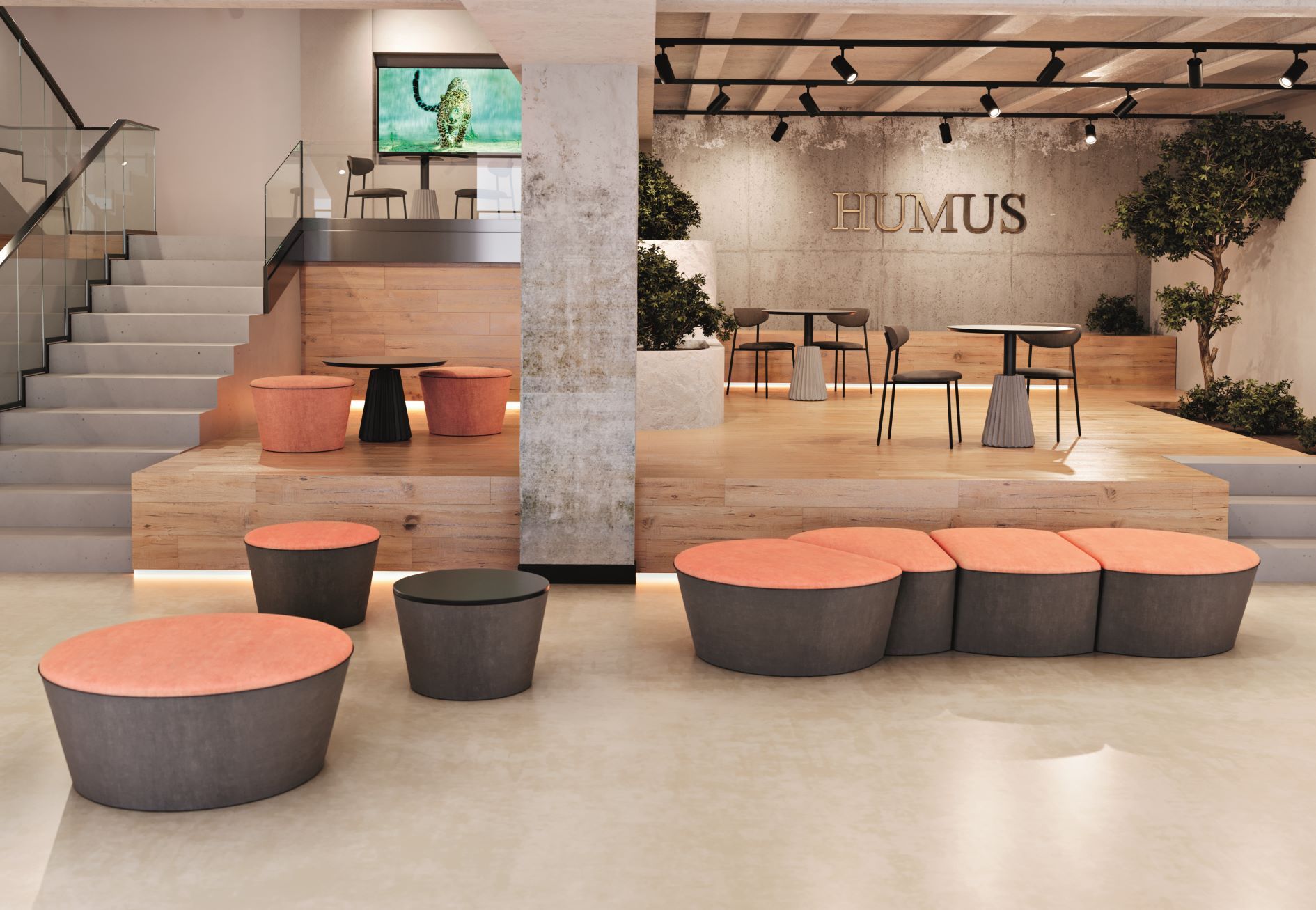 Пуф Sedex вишня ARCH-00087868 - Вид №2