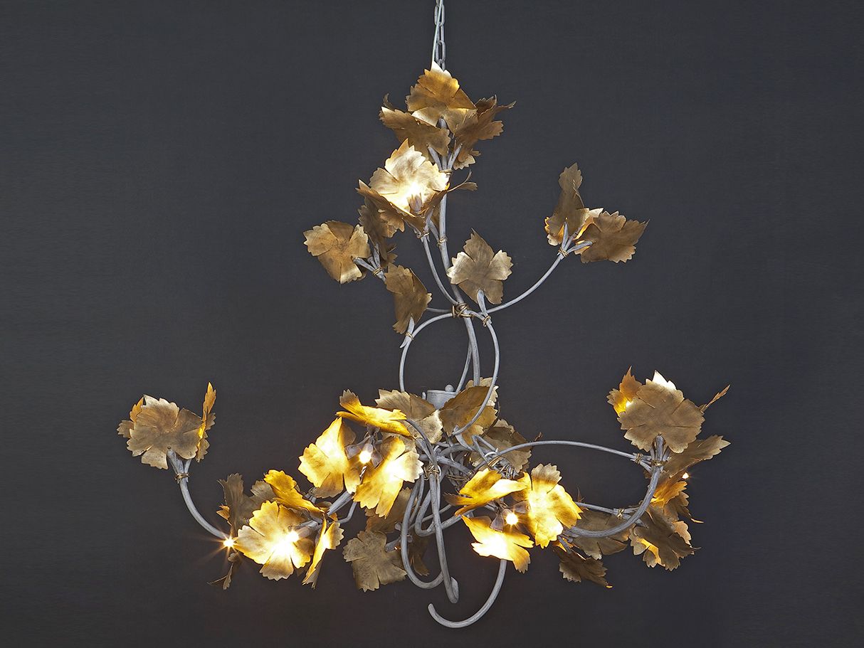 Железная галогенная люстра OFFICINACIANI Raspo ARCH-00071421