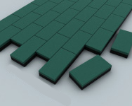 Резиновая брусчатка ecospline «катушка» 40 EcoSpline sun-id-2068045 - Вид №2