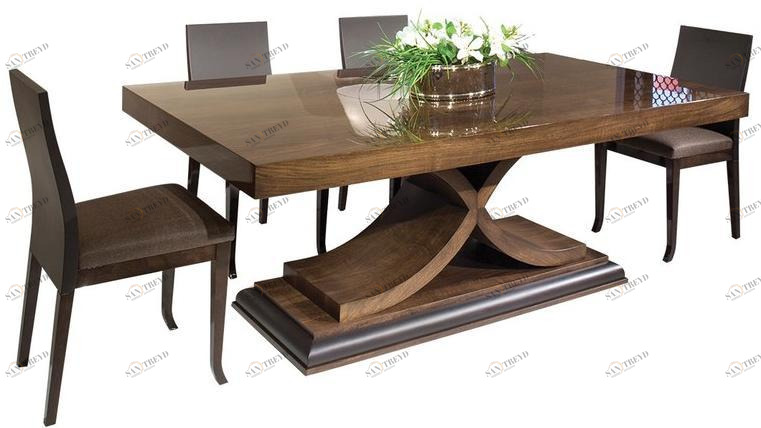 Mobi Прямоугольный обеденный стол из массива дерева sun-id-1513549
