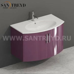 MDMA80Y082 Тумба с двумя створками 78 см фиолетовая Globo 4ALL Италия