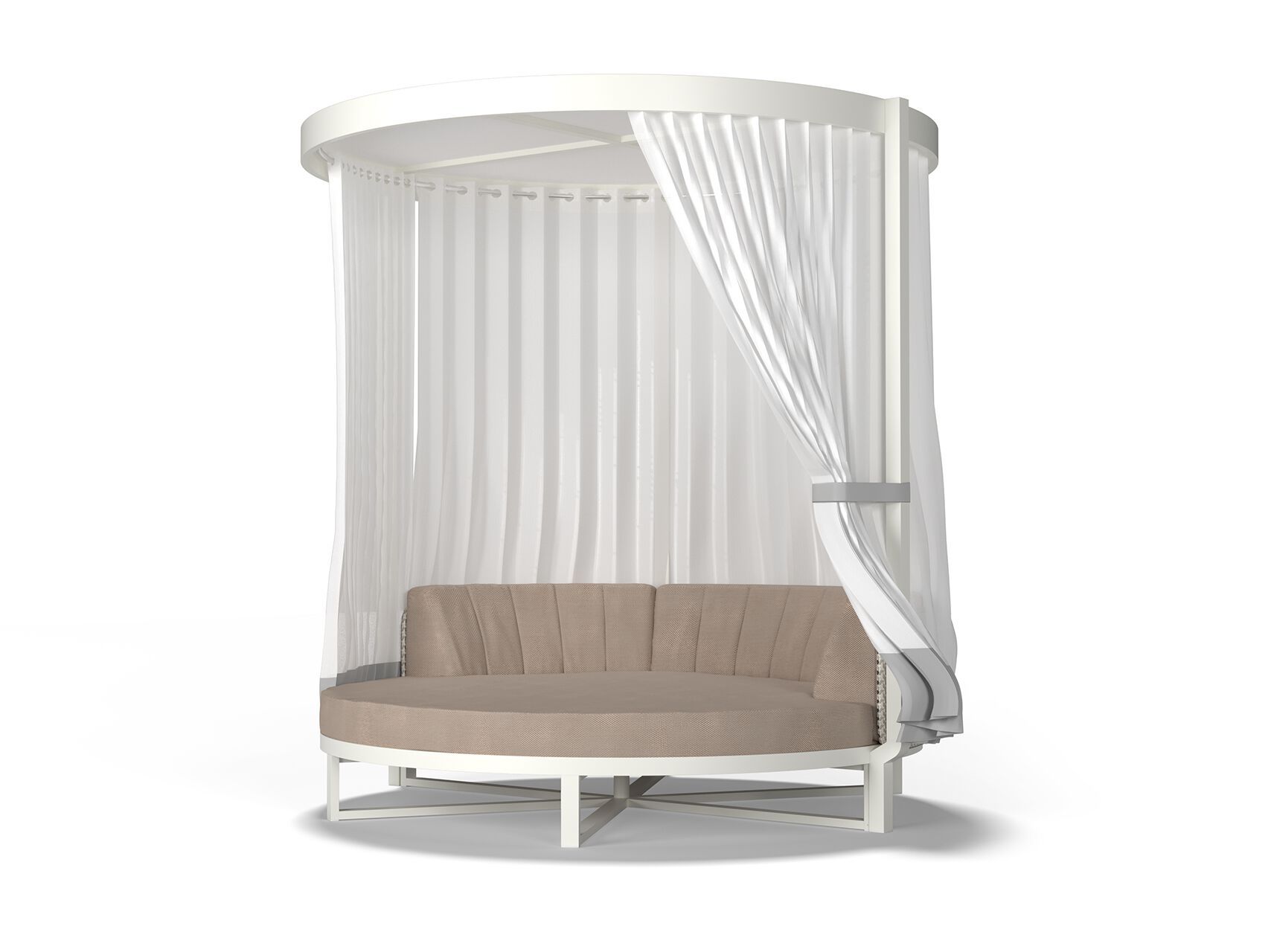 Круглая Садовая кровать из ткани с балдахином MAMAGREEN Munia ARCH-00120241 - Вид №1