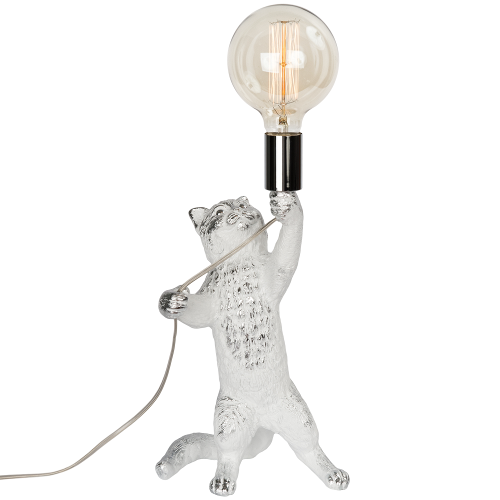 32130 Настольная лампа Кот Мэдисон Белый BOGACHO 4627196591226 - Вид №6