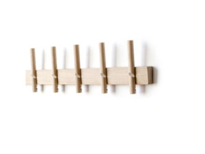 Дубовая настенная вешалка