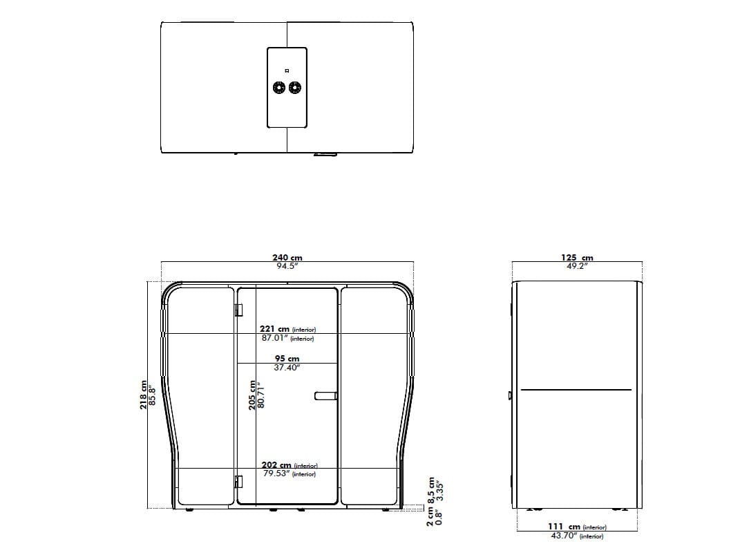 Акустическая офисная кабина со столом BuzziSpace BuzziNest ARCH-00148842 - Вид №24