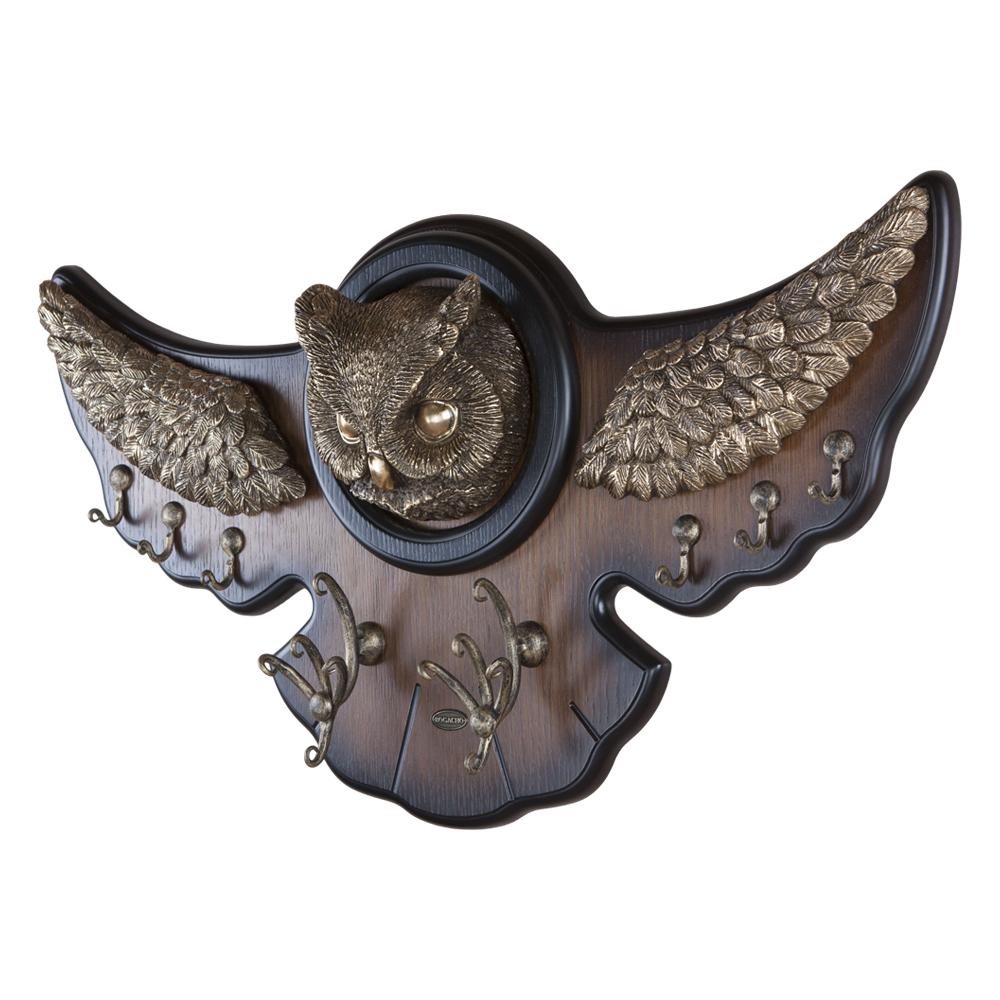 11507 Вешалка настенная Bubo Орех Бронза BOGACHO 4627138184769 - Вид №3