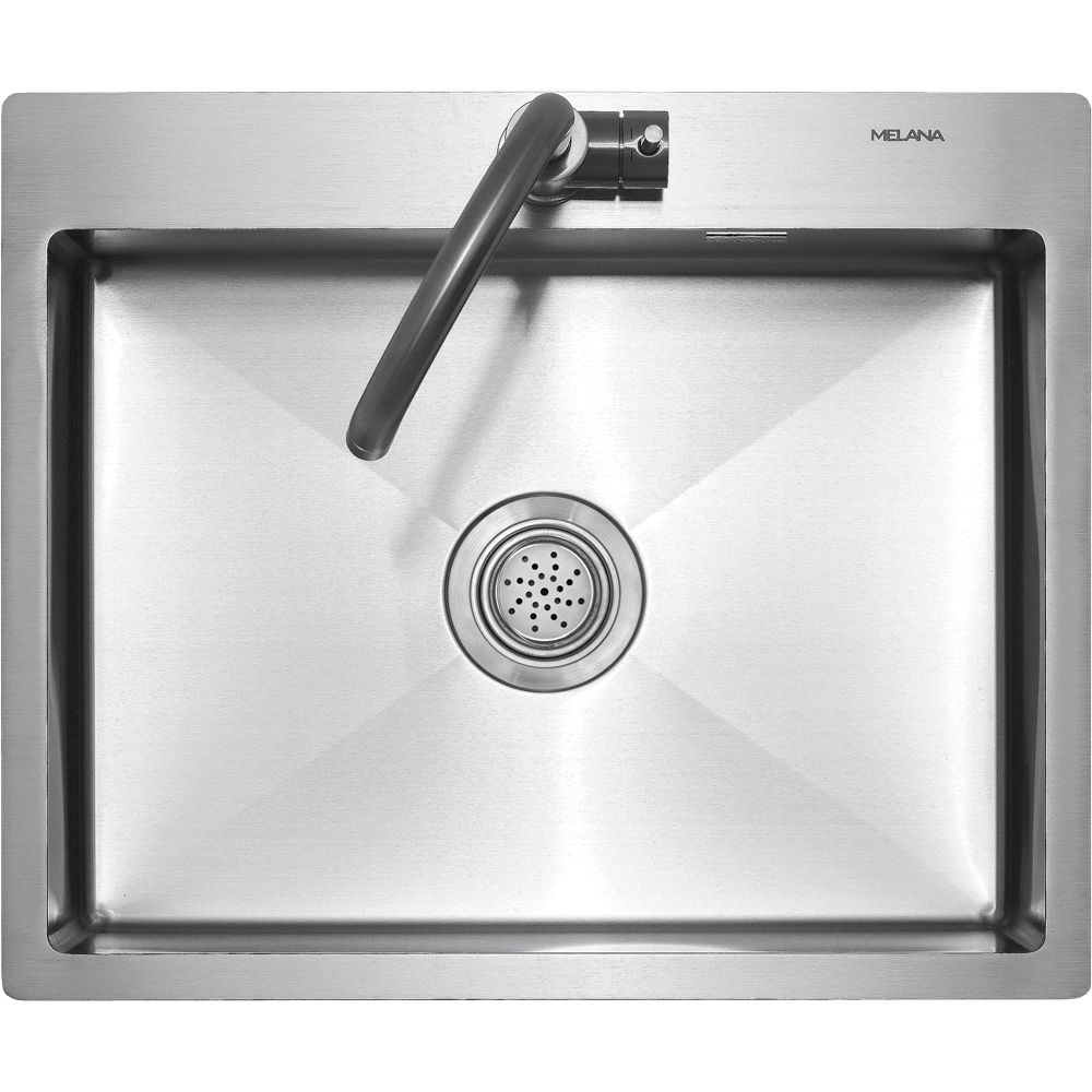 Мойка R6050HK MELANA ProfLine 3,0/200 САТИН врезная прямоугольная MLN-R6050HK