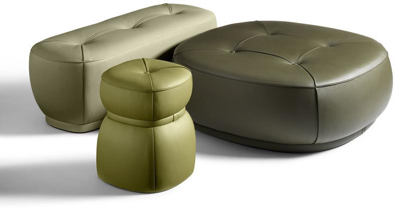 Poltrona Frau Пуф из мягкой кожи La collezione - divani e poltrone sun-id-1383577 - Вид №1