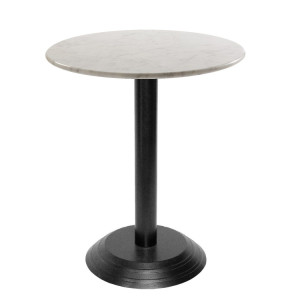 Круглый мраморный стол для контракта