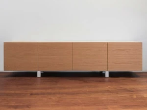 WUDA Комод деревянный с распашными дверцами Pedra