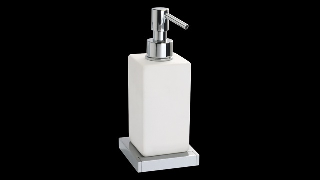 DM127 Дозатор для жидкого мыла, настенный, керамический 0,375 л bagno&associati DOMINO Bagno & Associati