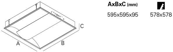 INDELAGUE | ROXO Lighting Встраиваемый потолочный светильник sun-id-1370698 - Вид №2