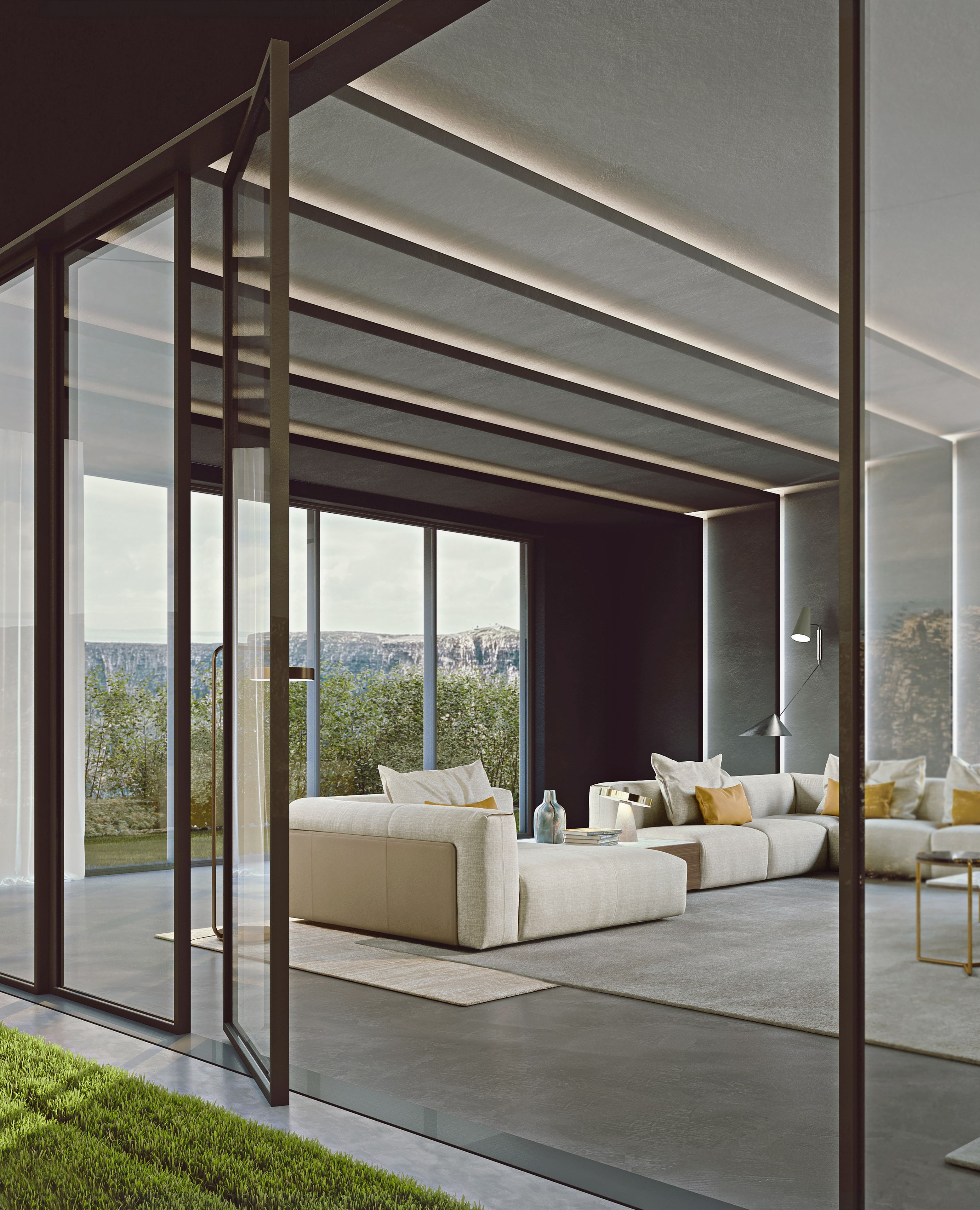 Секционный диван из ткани Turri Soul ARCH-00038031 - Вид №8