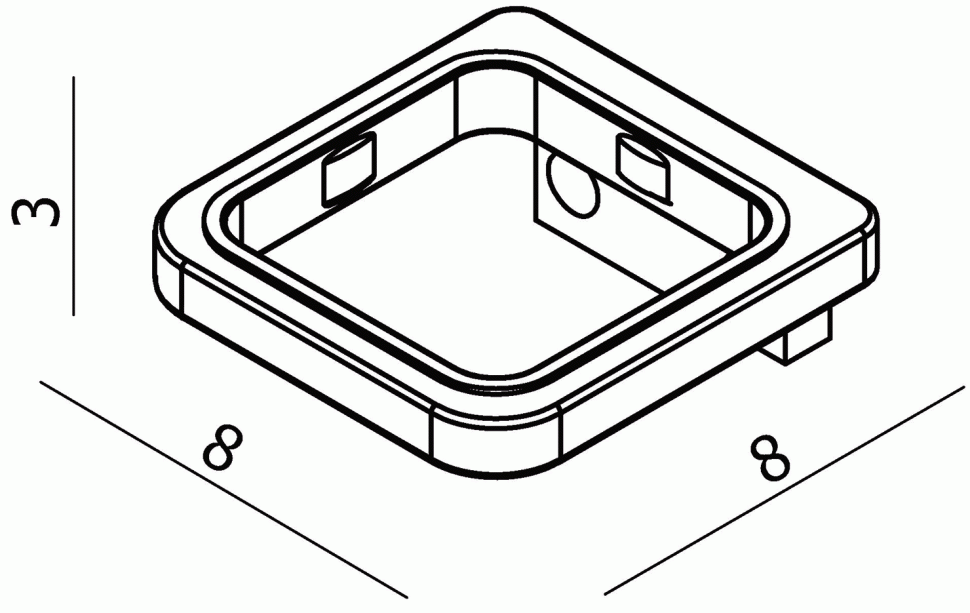 32011A-01-00 Держатель для аксессуаров подвесной цвет хром LANGBERGER MELVIN - Вид №2