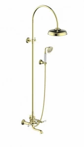 Душевой гарнитур с изливом  (Romen Golden) Zollern F65193BAF-A bravat