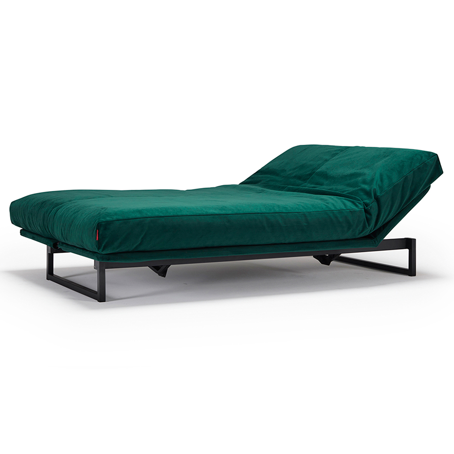 Диван Fraction с матрасом Spring Round, черными ножками и защитным чехлом, зеленый Innovation Living FRACTION540 - Вид №6