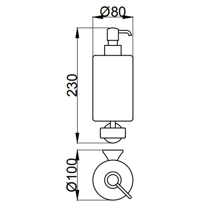 OA500201560 Дозатор для жидкого мыла Webert Opera - Вид №1