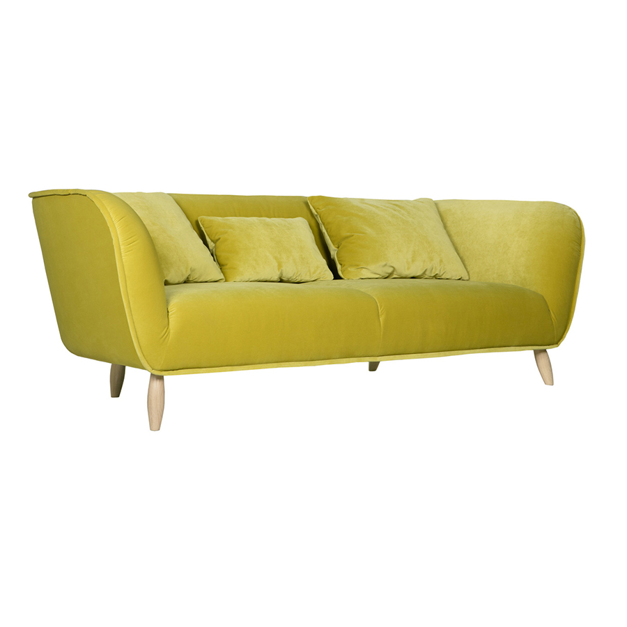 Трехместный диван MAJA лаймовый Sits S1391 - Вид №1