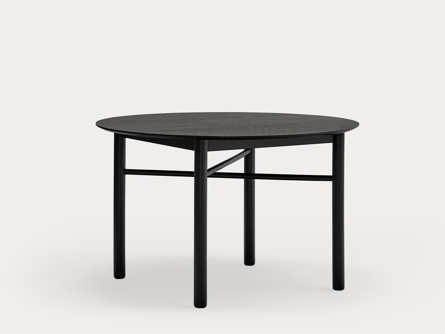 Круглый стол из шпона и каучукового дерева TEULAT Junco ARCH-00046431 - Вид №2