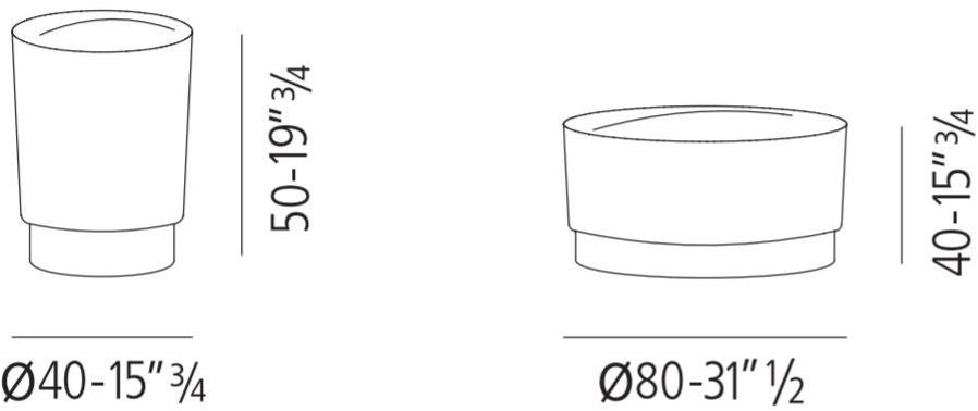 Vibieffe Пуф с обивкой из кожи или ткани sun-id-1418036 - Вид №4
