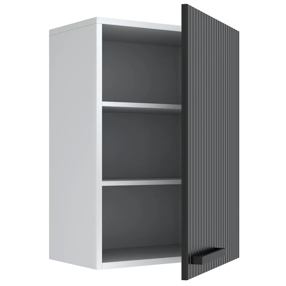 Шкаф навесной Виль 50x67.6x28.6 см МДФ цвет графит 86342481 STLM-2127282 Santreyd - Вид №2