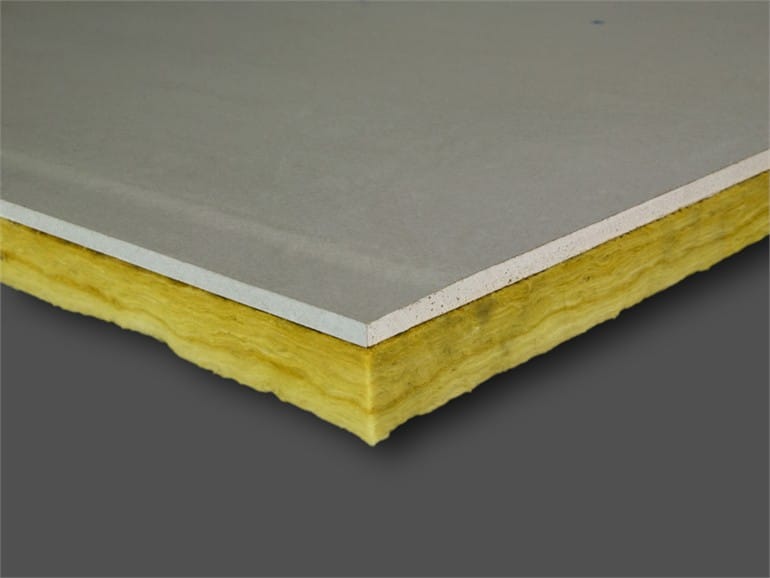 Изоляционная доска из стекловаты и гипсокартона Siniat by etex PregyVer ARCH-00053586 - Вид №1