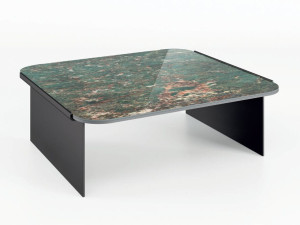 Керамический квадратный низкий журнальный столик