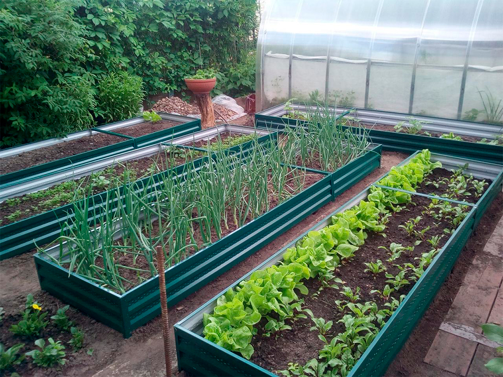 Грядка 1*3м, высота 20 см, цвет зелёный ГеоПластБорд GPBST-144 - Вид №3