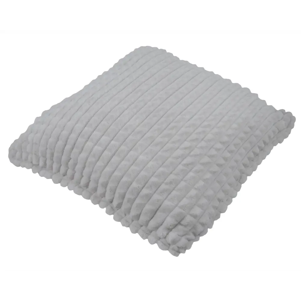 Подушка декоративная Плюш 40х40 см серая LINEN WAY STLM-2209921 - Вид №1