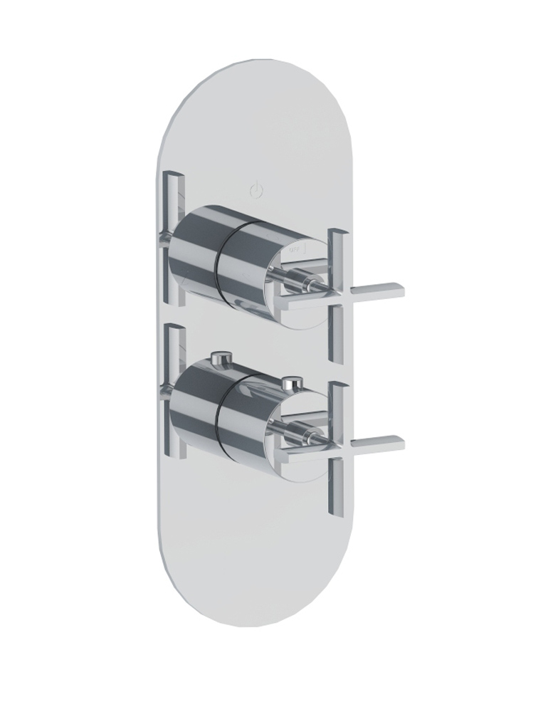 6312/2/PME
+ 484021 Bellosta Rubinetterie ВСТРОЕННЫЙ ТЕРМОСТАТИЧЕСКИЙ СМЕСИТЕЛЬ С ДИВЕРТЕРОМ НА 2 ВЫХОДА 