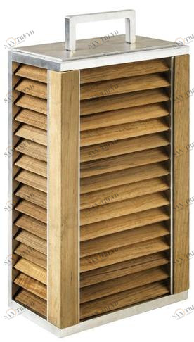 Ethimo Светодиодный настенный светильник для улицы из тика Ginger Gglm0100