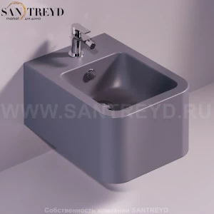 FL64ANTRACITEMATT Биде подвесное Flow Simas