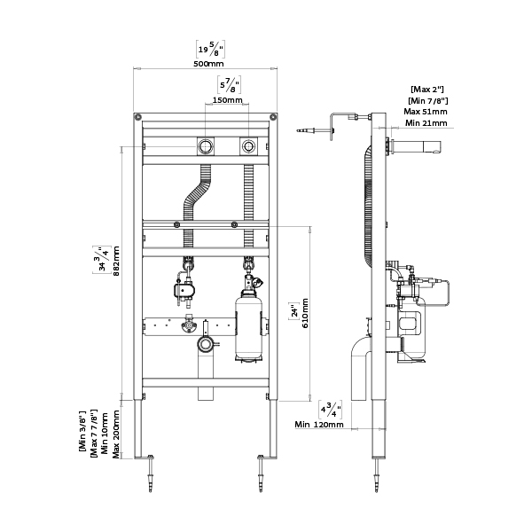500200 Набор трубчатых железных рам для мыла и воды ke dp stern  - Вид №2