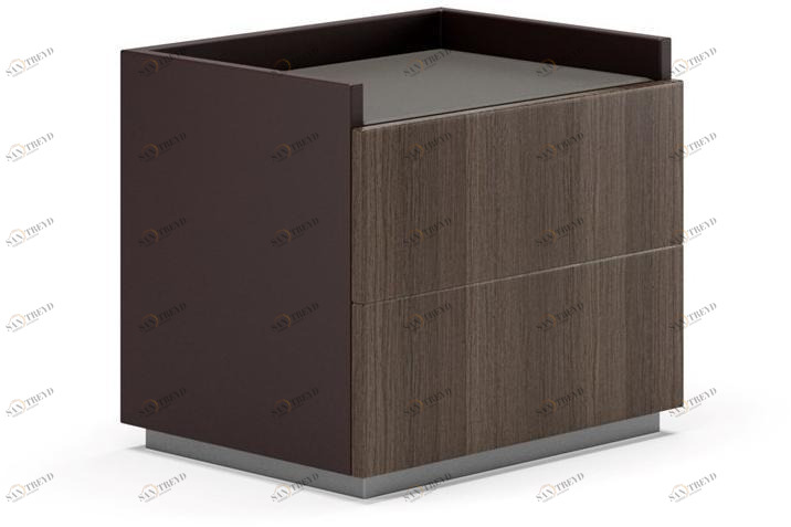 SM Living Couture Квадратная тумбочка из дерева с ящиками Hoffman Cmd_05